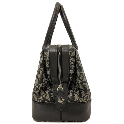 CHRISTIAN DIOR クリスチャンディオール トロッター柄 ハンドバッグ キャンバス レディース 中古