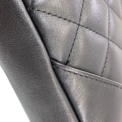 CHANEL シャネル カンボンライン シルバー金具 ショルダーバッグ ラムスキン レディース 中古