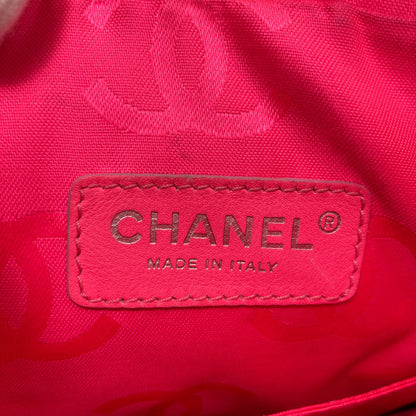 CHANEL シャネル カンボンライン シルバー金具 ショルダーバッグ ラムスキン レディース 中古