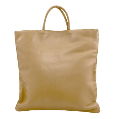 LOEWE ロエベ アナグラム ハンドバッグ ラムスキン レディース 中古