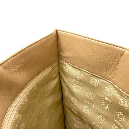 LOEWE ロエベ アナグラム ハンドバッグ ラムスキン レディース 中古