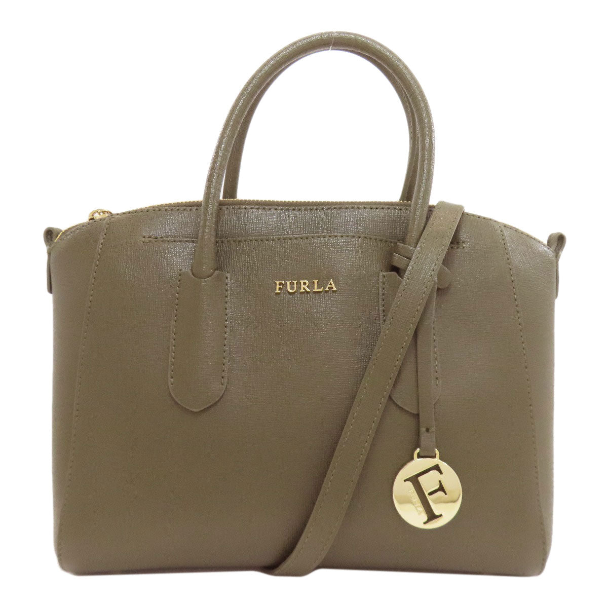 Furla フルラ 2WAY ハンドバッグ PVC レディース 中古