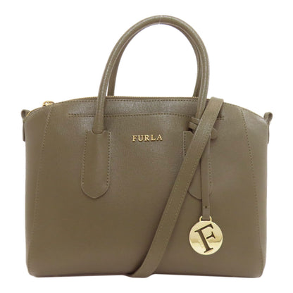 Furla フルラ 2WAY ハンドバッグ PVC レディース 中古