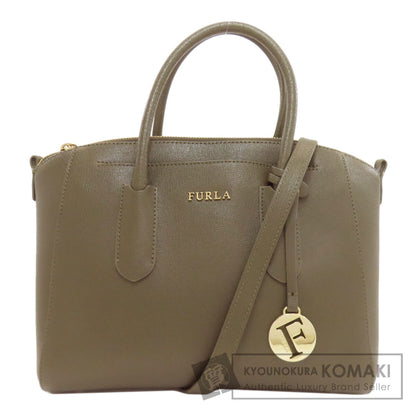 Furla フルラ 2WAY ハンドバッグ PVC レディース 中古