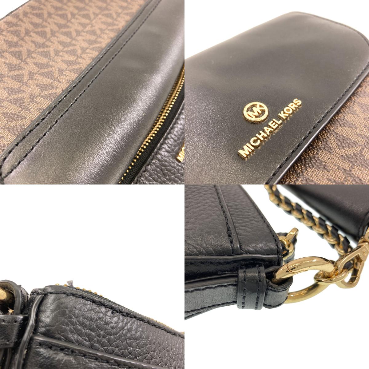 Michael Kors マイケルコース JET SET CHARM 4 in 1 ポーチ 2WAY ハンドバッグ レザー レディース 中古