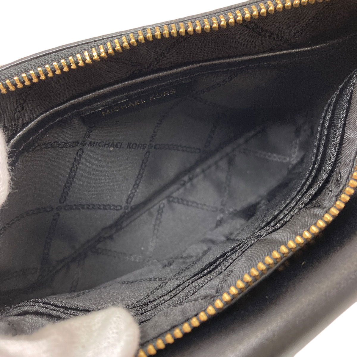 Michael Kors マイケルコース JET SET CHARM 4 in 1 ポーチ 2WAY ハンドバッグ レザー レディース 中古