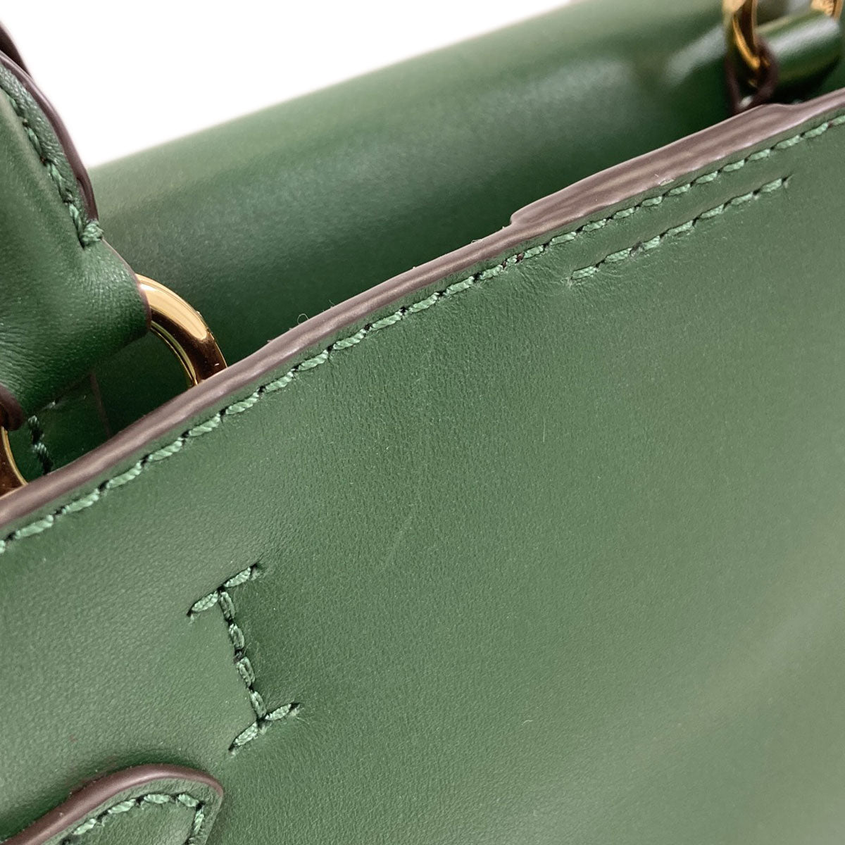 Michael Kors マイケルコース ベルテッド サッチェル パドロック 2WAY ハンドバッグ レザー レディース 中古