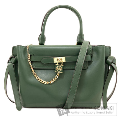 Michael Kors マイケルコース ベルテッド サッチェル パドロック 2WAY ハンドバッグ レザー レディース 中古