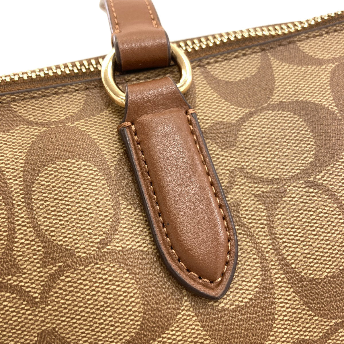 COACH コーチ F29208 シグネチャー トートバッグ PVC レディース 中古