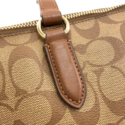 COACH コーチ F29208 シグネチャー トートバッグ PVC レディース 中古