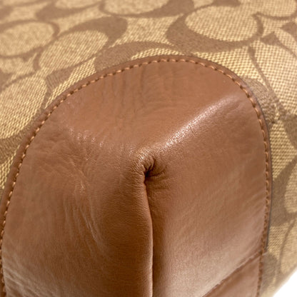 COACH コーチ F29208 シグネチャー トートバッグ PVC レディース 中古