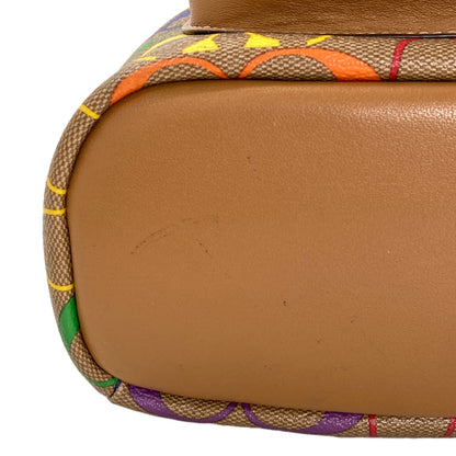 COACH コーチ C4097 レインボー リュック・デイパック PVC レディース 中古