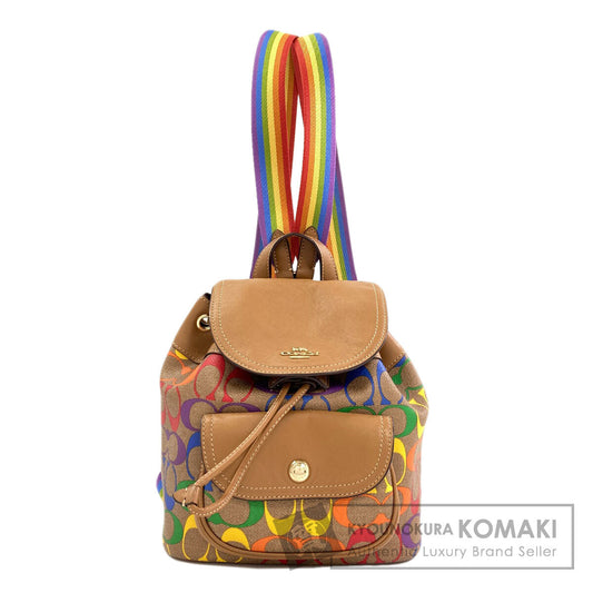 COACH コーチ C4097 レインボー リュック・デイパック PVC レディース 中古