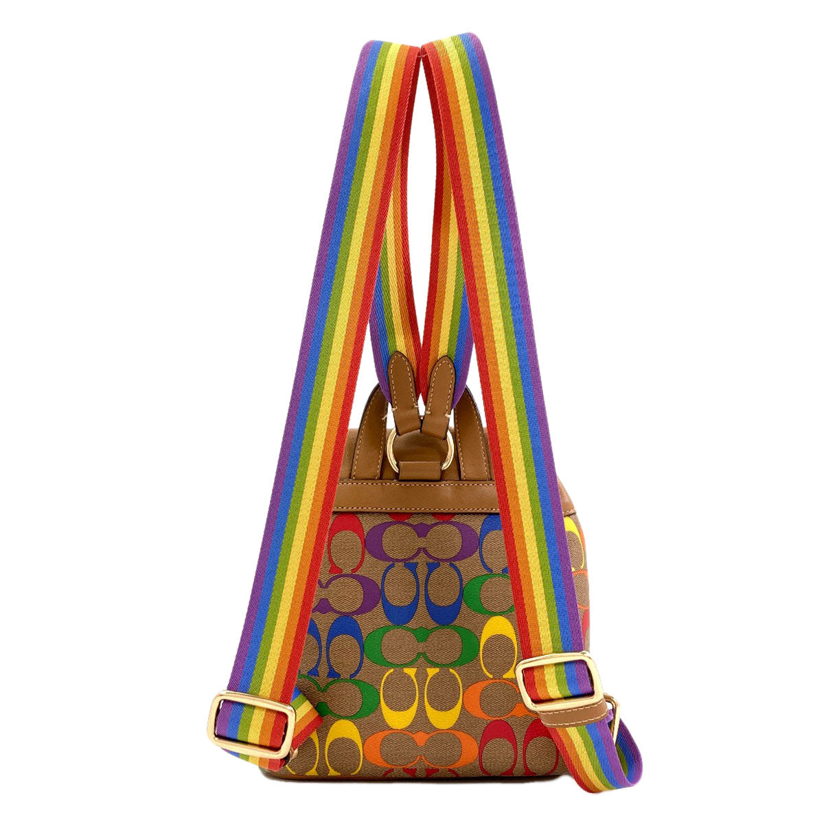 COACH コーチ C4097 レインボー リュック・デイパック PVC レディース 中古