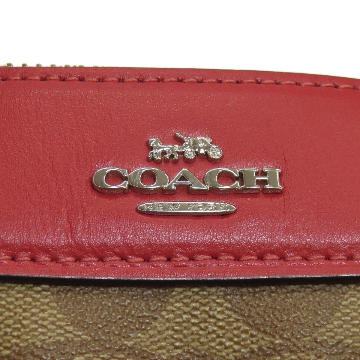 COACH コーチ F73670 パックマンコラボ シグネチャー 2WAY ハンドバッグ PVC レディース 中古