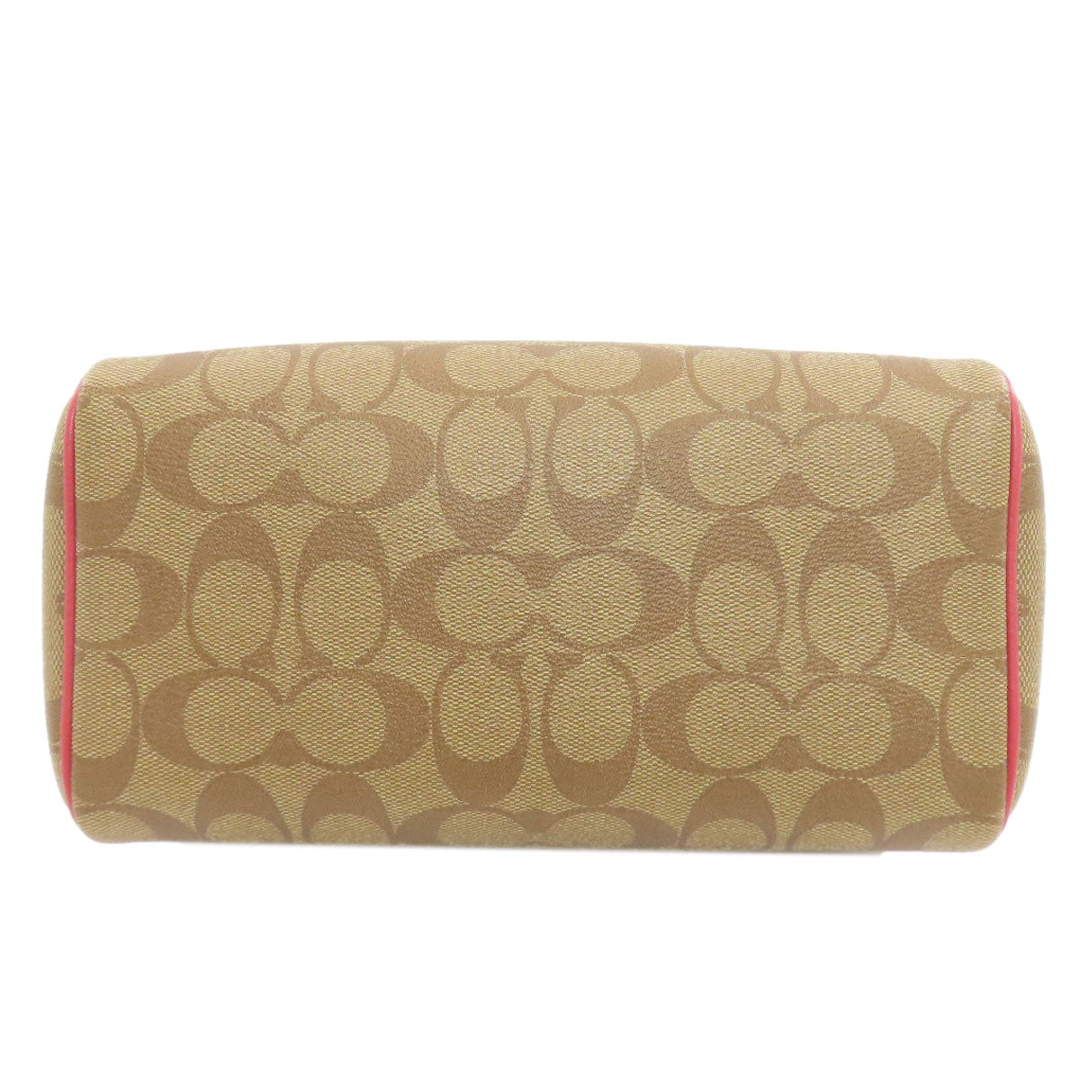 COACH コーチ F73670 パックマンコラボ シグネチャー 2WAY ハンドバッグ PVC レディース 中古