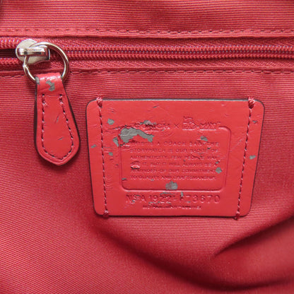 COACH コーチ F73670 パックマンコラボ シグネチャー 2WAY ハンドバッグ PVC レディース 中古