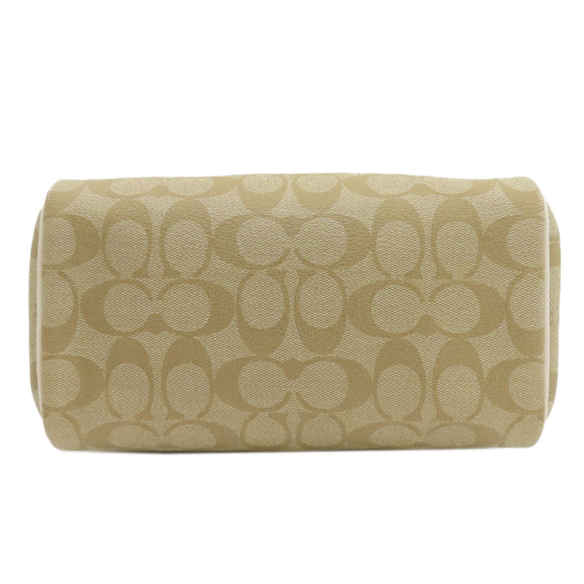 COACH コーチ F32203 シグネチャー 2WAY ハンドバッグ PVC レディース 中古