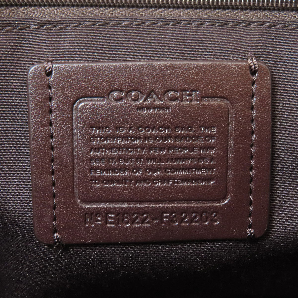 COACH コーチ F32203 シグネチャー 2WAY ハンドバッグ PVC レディース 中古