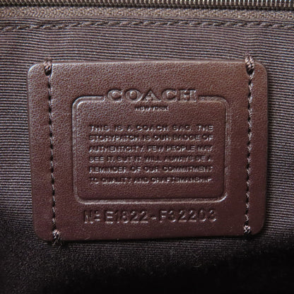 COACH コーチ F32203 シグネチャー 2WAY ハンドバッグ PVC レディース 中古