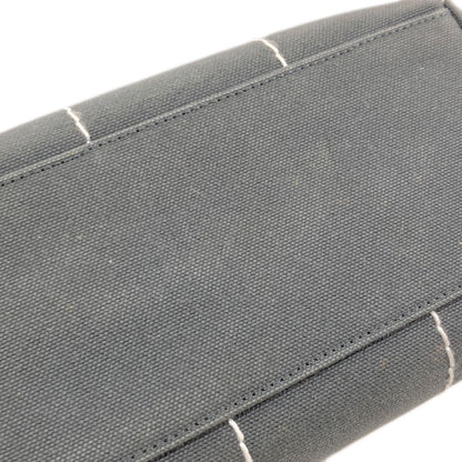 CHANEL シャネル チョコバー ゴールド金具 ハンドバッグ キャンバス レディース 中古