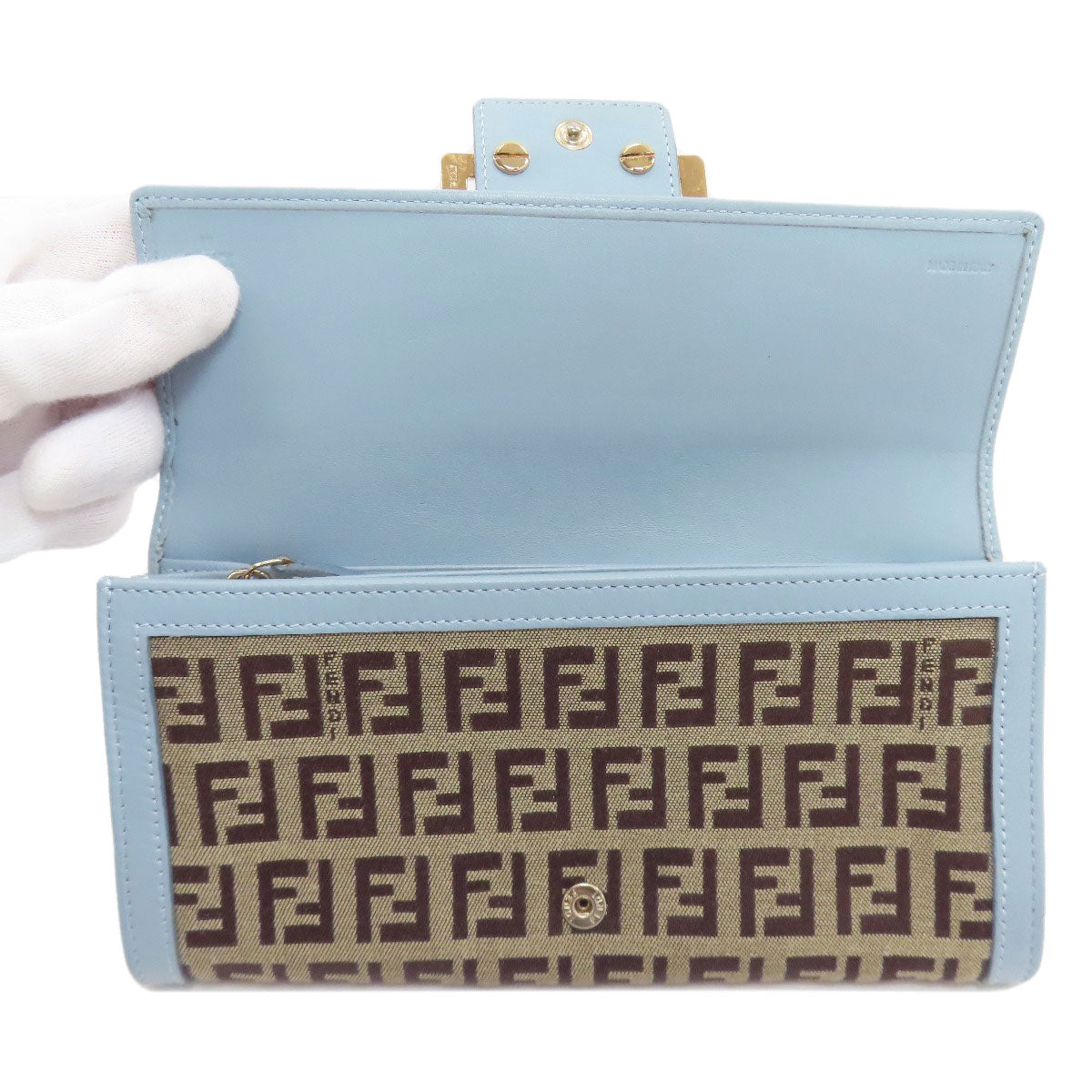 フェンディ ズッキーノ柄 長財布（小銭入れあり） 中古 商品画像5