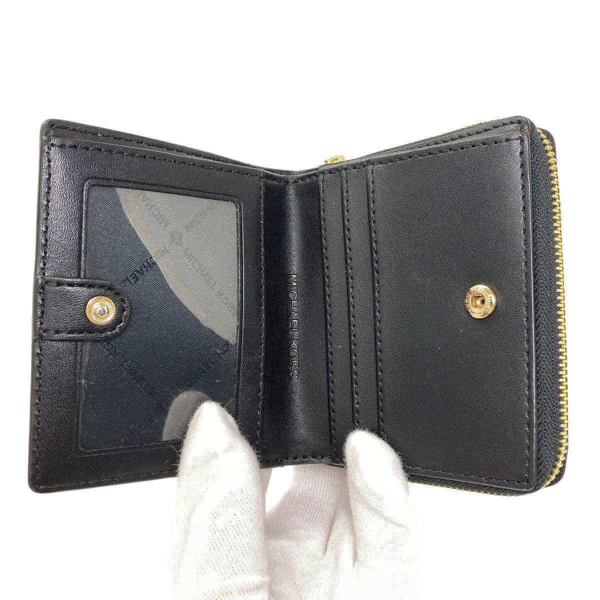 マイケルコース ロゴ 二つ折り財布（小銭入れあり） 中古 商品画像5
