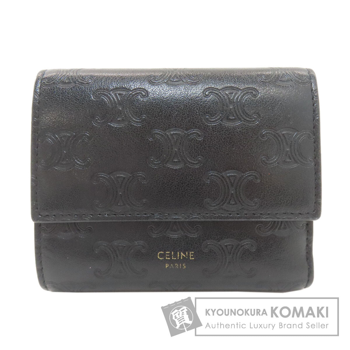 セリーヌ スモール トリフォールド ウォレット 三つ折り財布（小銭入れあり） 中古 商品画像1