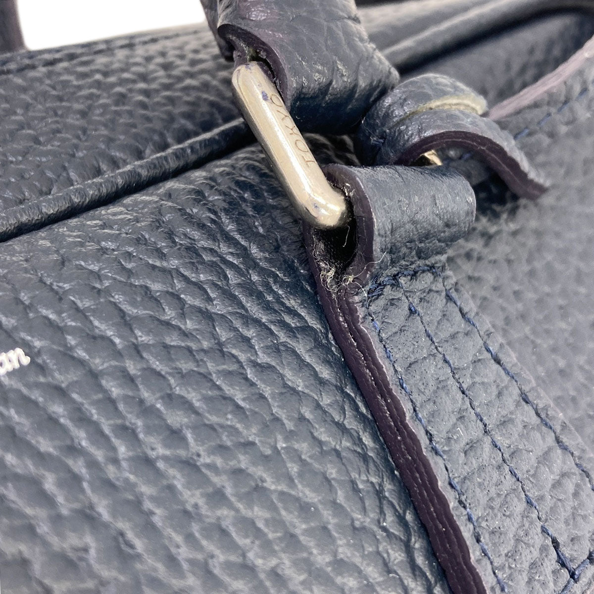 エーディーエムジェイ ロゴ ハンドバッグ 中古 商品画像9