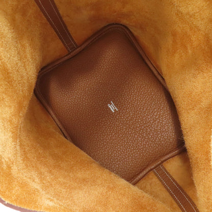 エルメス ピコタンロックMM ゴールド シルバー金具 ハンドバッグ 中古 商品画像6