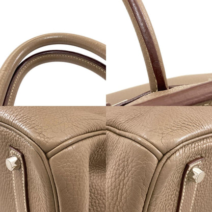 エルメス バーキン35 エトープ シルバー金具 ハンドバッグ 中古 商品画像19