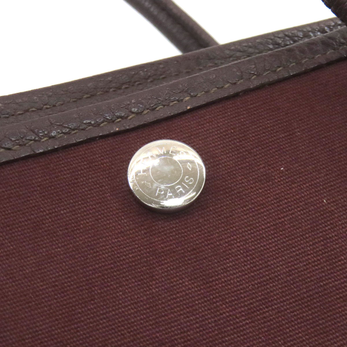 エルメス ガーデンパーティTPM シルバー金具 ハンドバッグ 中古 商品画像12