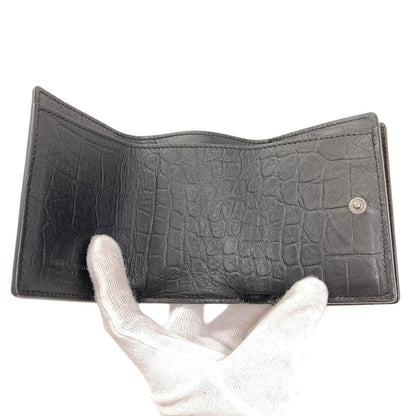 サンローラン 型押し ロゴ 二つ折り財布（小銭入れあり） 中古 商品画像5