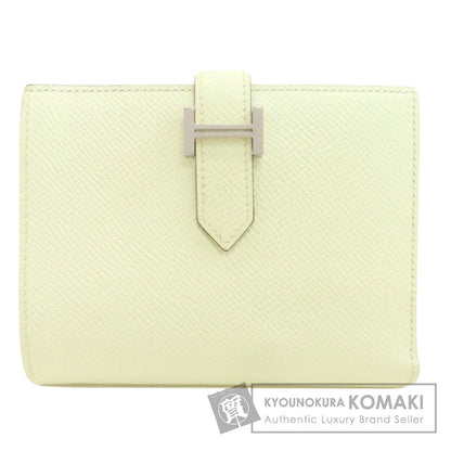 エルメス ベアンコンパクト ヴェールフィズ シルバー金具 二つ折り財布（小銭入れあり） 中古 商品画像1