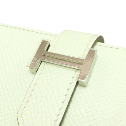 エルメス ベアンコンパクト ヴェールフィズ シルバー金具 二つ折り財布（小銭入れあり） 中古 商品画像10