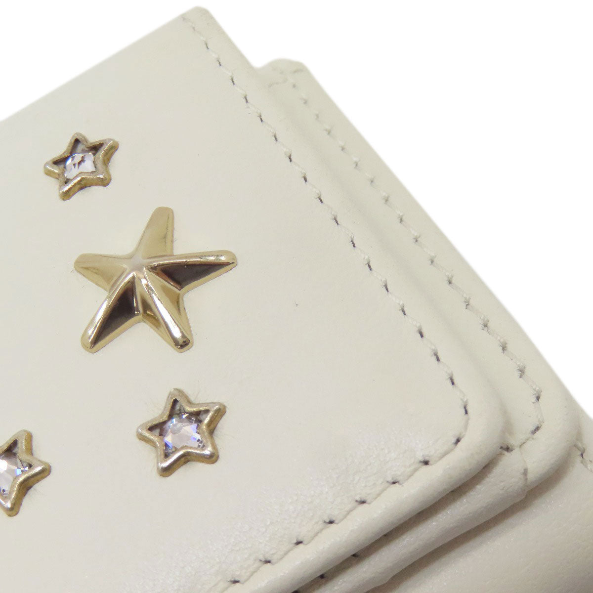 ジミーチュウ スターモチーフ スタッズ 三つ折り財布（小銭入れあり） 中古 商品画像12