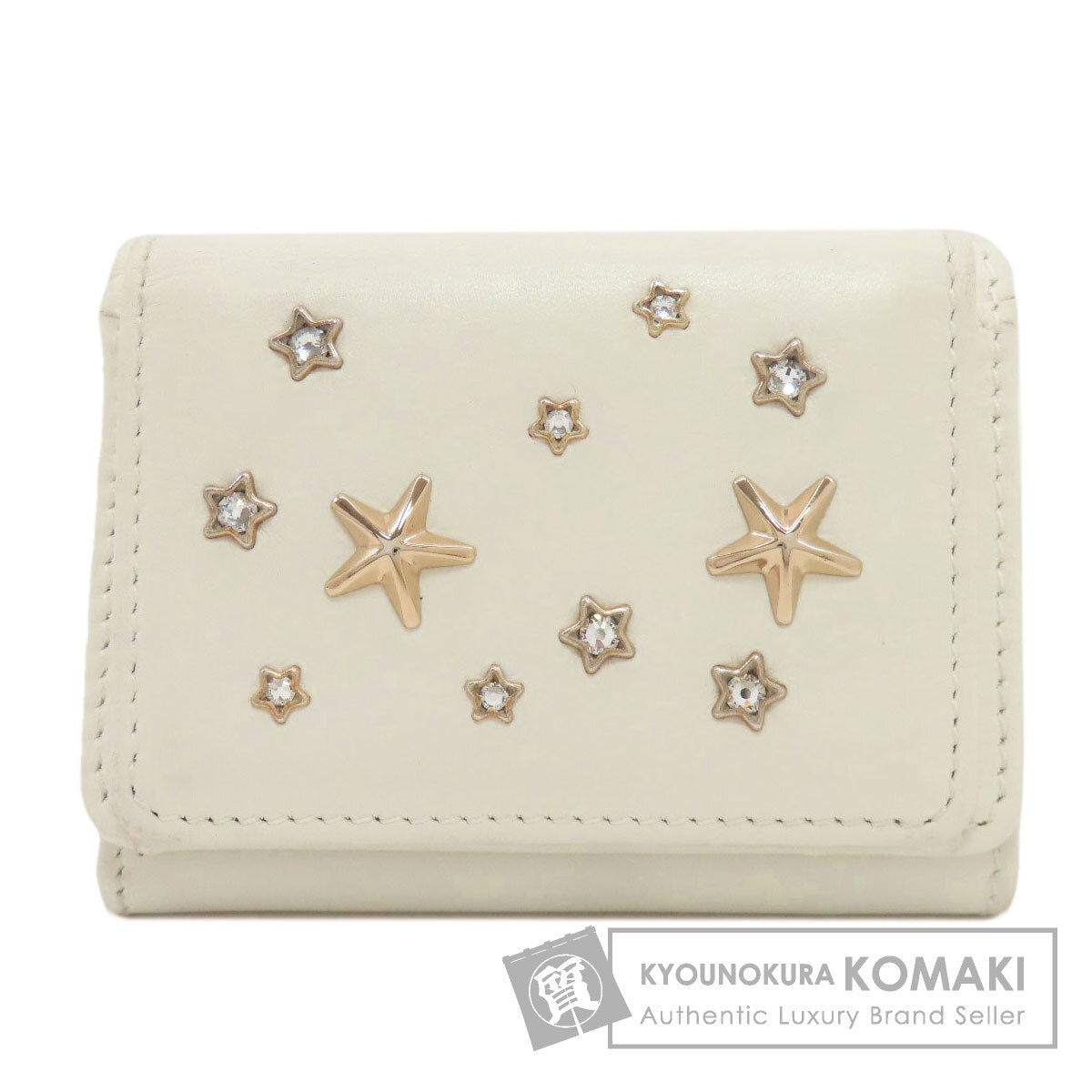 ジミーチュウ スターモチーフ スタッズ 三つ折り財布（小銭入れあり） 中古 商品画像1