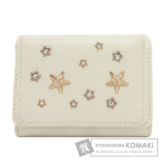 ジミーチュウ スターモチーフ スタッズ 三つ折り財布（小銭入れあり） 中古 商品画像1