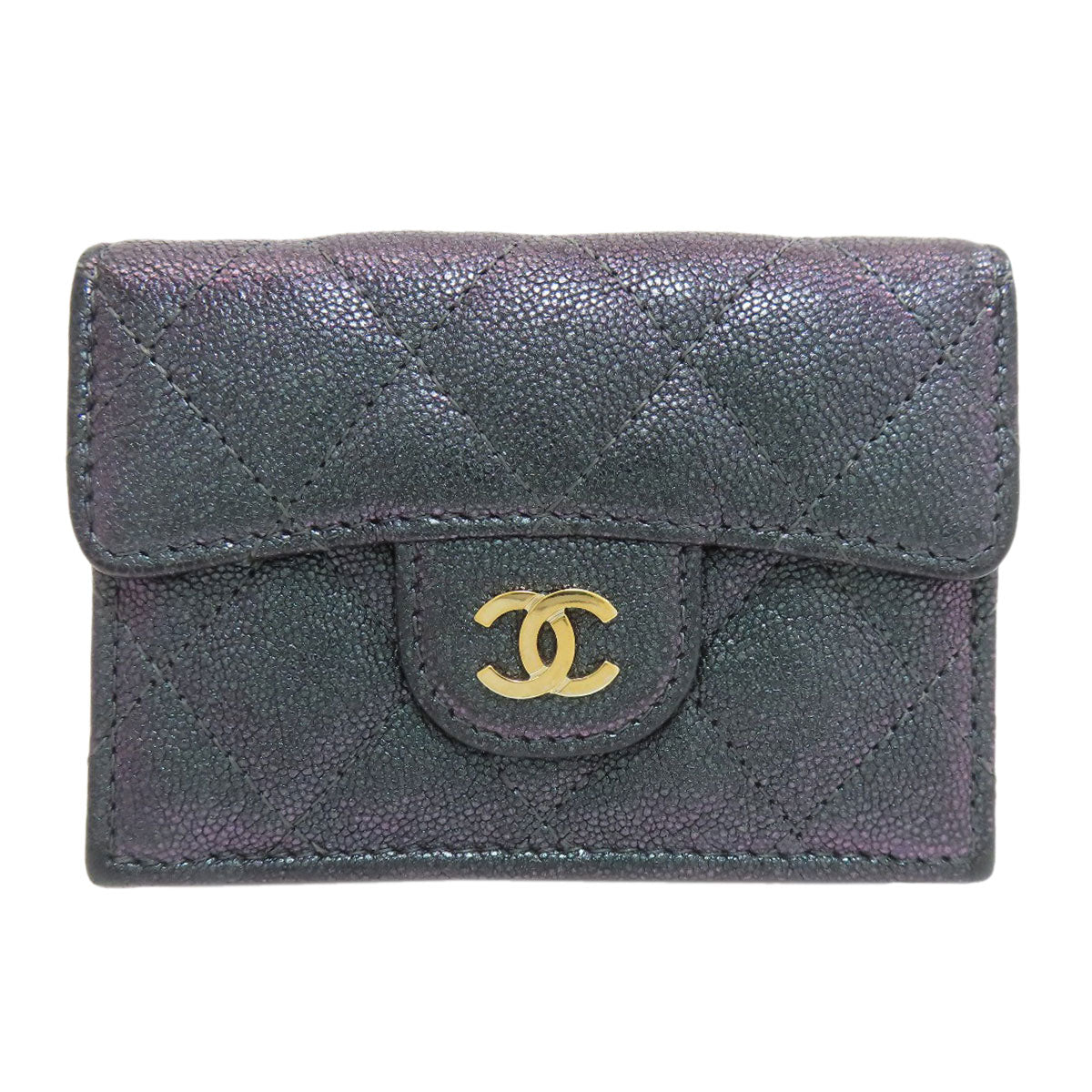 シャネル マトラッセ ココマーク ゴールド金具 三つ折り財布（小銭入れあり） 中古 商品画像2