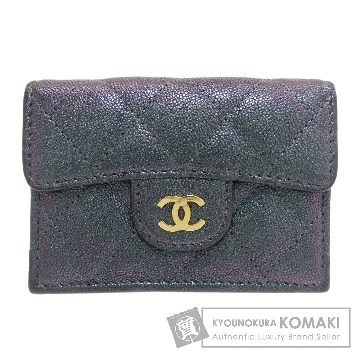 シャネル マトラッセ ココマーク ゴールド金具 三つ折り財布（小銭入れあり） 中古 商品画像1