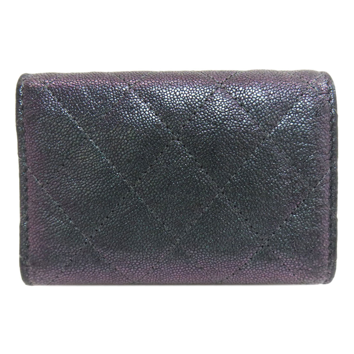 シャネル マトラッセ ココマーク ゴールド金具 三つ折り財布（小銭入れあり） 中古 商品画像3