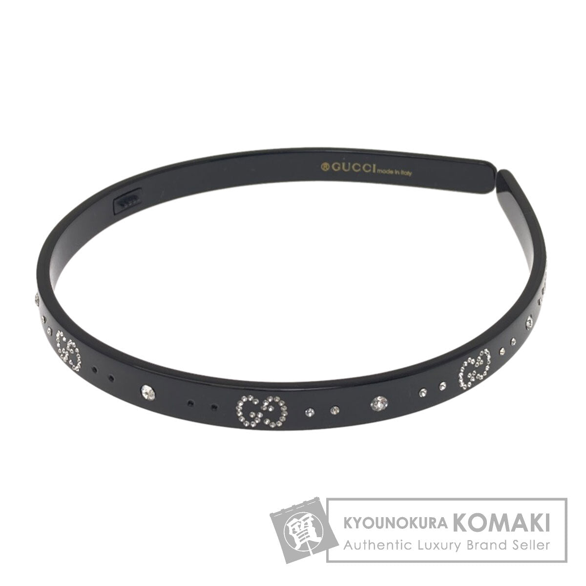 グッチ カチューシャ クリスタルGG ヘアアクセサリー 中古 商品画像1