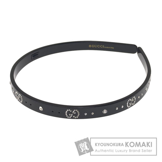グッチ カチューシャ クリスタルGG ヘアアクセサリー 中古 商品画像1