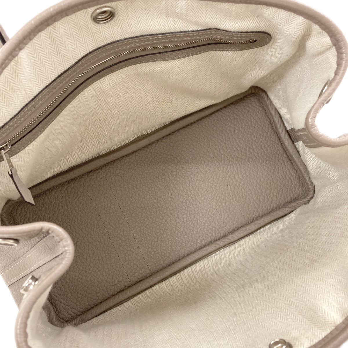 エルメス ガーデンパーティTPM グリアスファルト シルバー金具 ハンドバッグ 中古 商品画像6