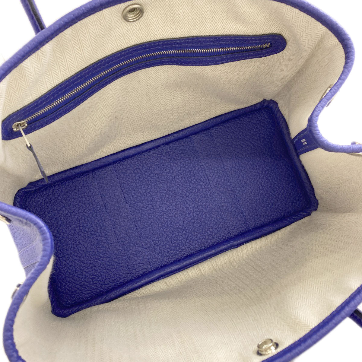 エルメス ガーデンパーティTPM シルバー金具 ハンドバッグ 中古 商品画像6