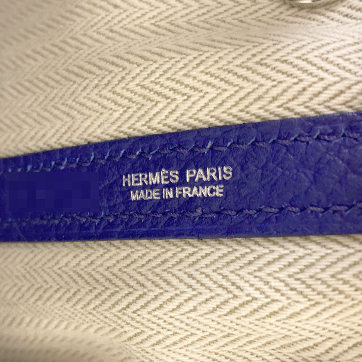 エルメス ガーデンパーティTPM シルバー金具 ハンドバッグ 中古 商品画像7