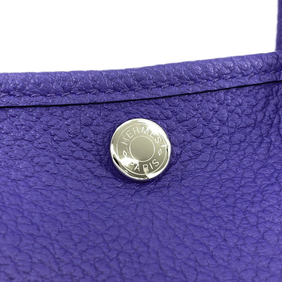 エルメス ガーデンパーティTPM シルバー金具 ハンドバッグ 中古 商品画像10