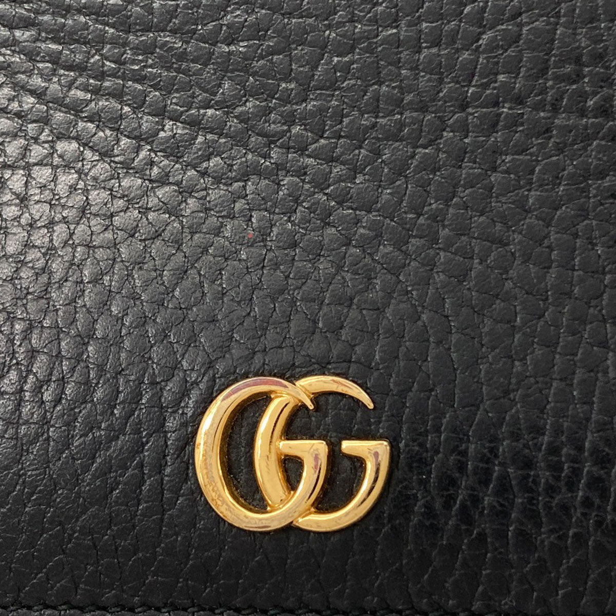 グッチ GGマーモント ダブルG 456126 二つ折り財布（小銭入れあり