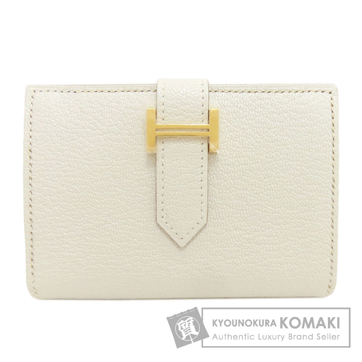 エルメス ベアン ゴールド金具 カードケース 中古 商品画像1