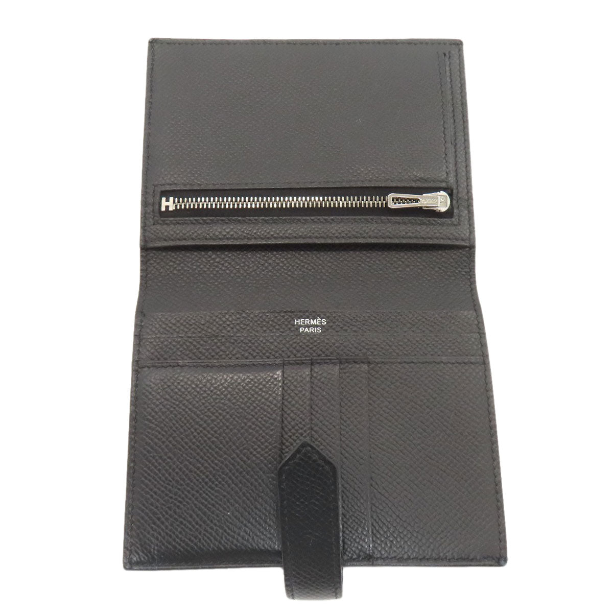 エルメス ベアンコンパクト シルバー金具 二つ折り財布（小銭入れあり） 中古 商品画像5
